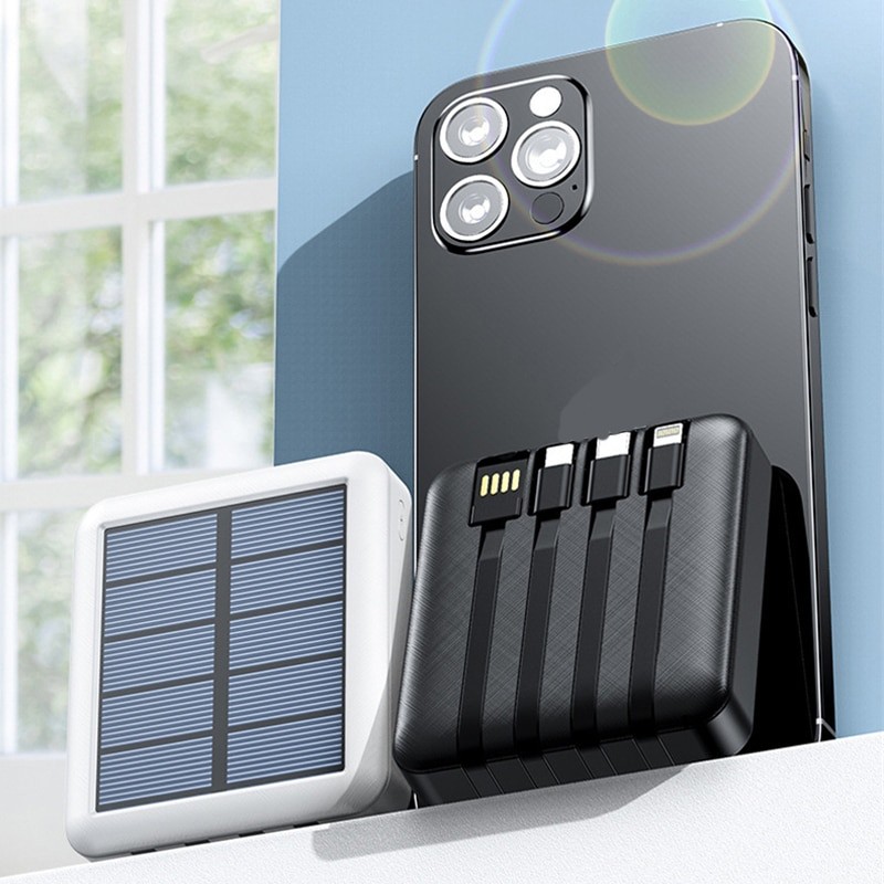 Mini chargeur solaire 30000mAh, pour iPhone 12pro, Huawei, Samsung, Xiaomi