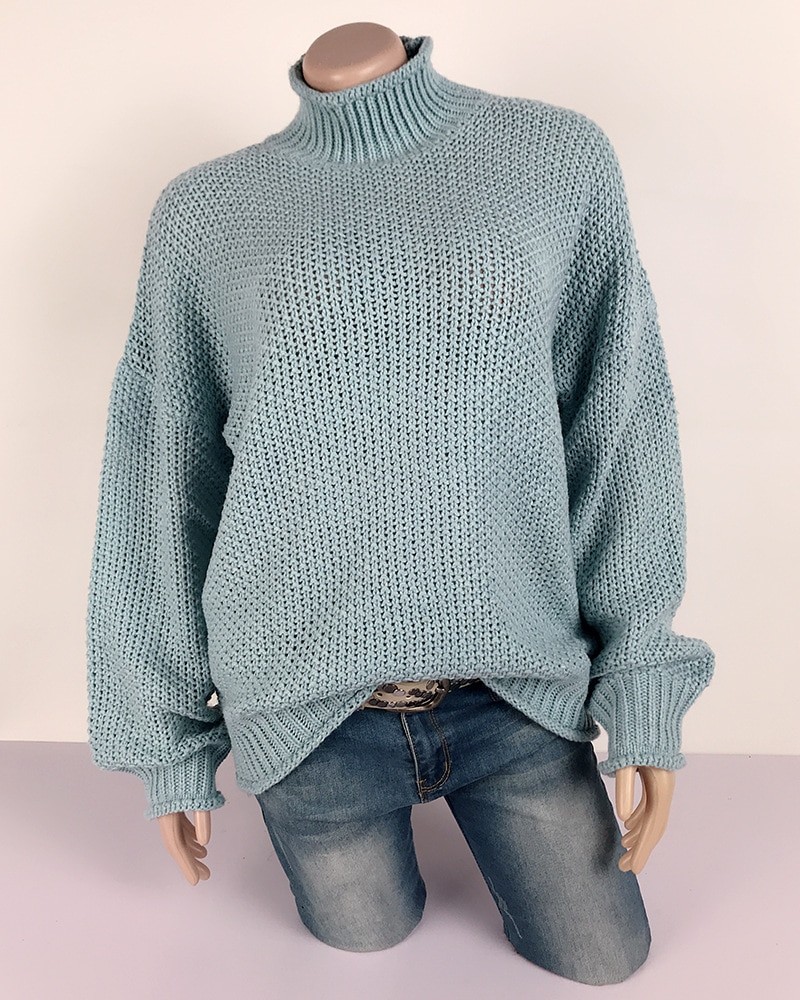 Women's Knitted Loose Pullover Women's Knitted Loose Pullover