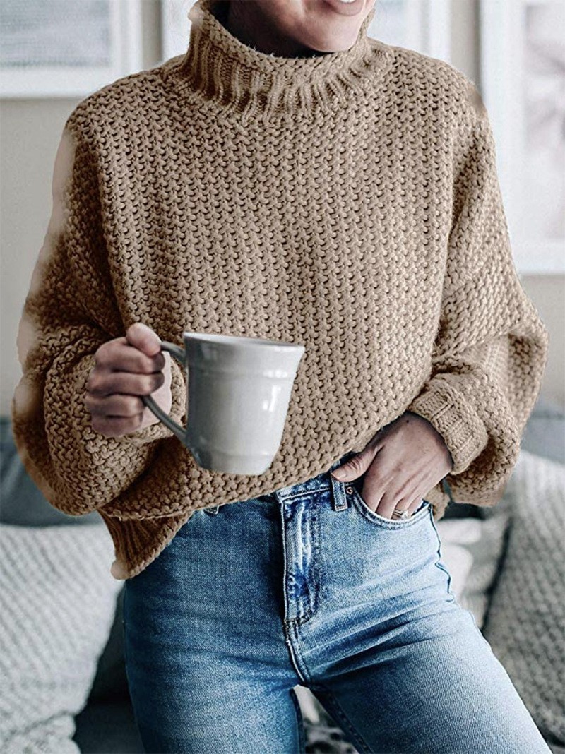 Women's Knitted Loose Pullover Women's Knitted Loose Pullover