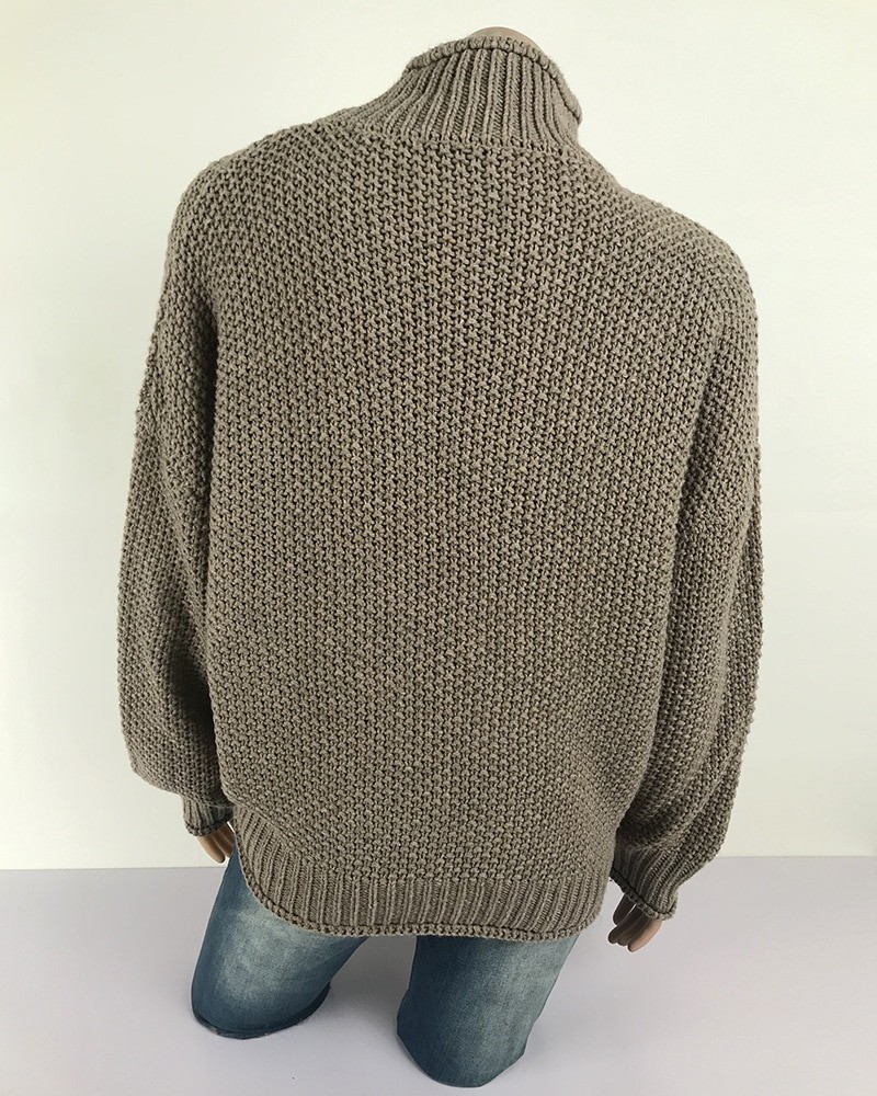 Women's Knitted Loose Pullover Women's Knitted Loose Pullover