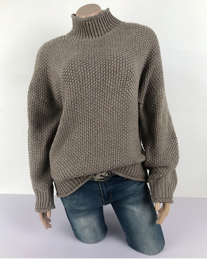 Women's Knitted Loose Pullover Women's Knitted Loose Pullover